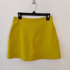 Chartreuse Girlfriend Collective Skort